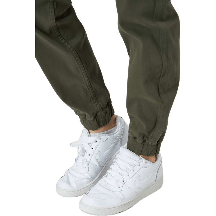 Pantaloni Cargo verde lavato