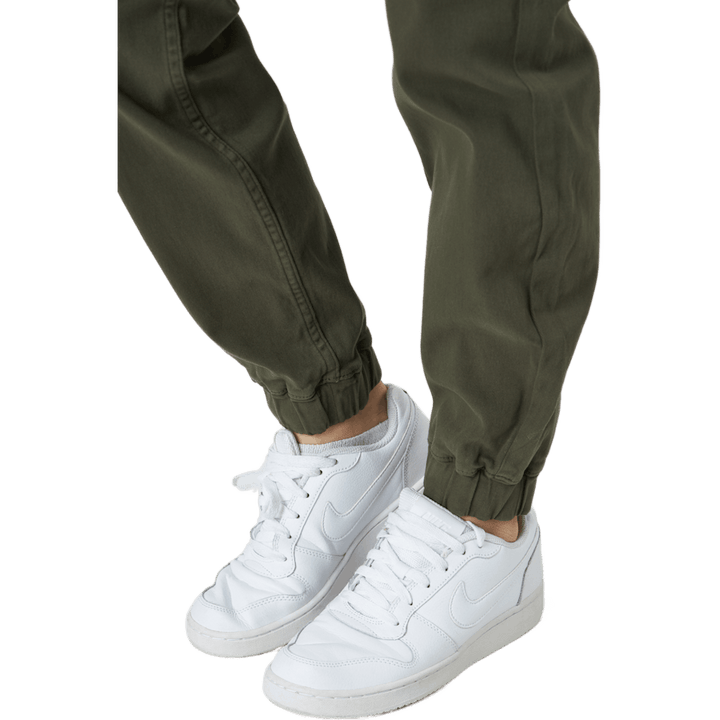 Pantaloni Cargo verde lavato