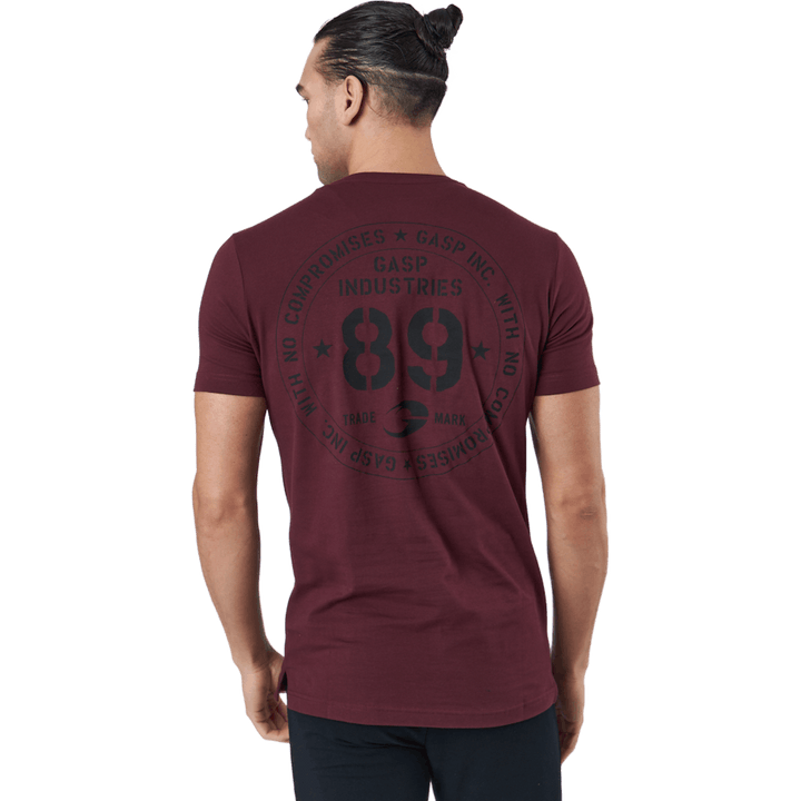 T-shirt classique 89 Tap Bordeaux