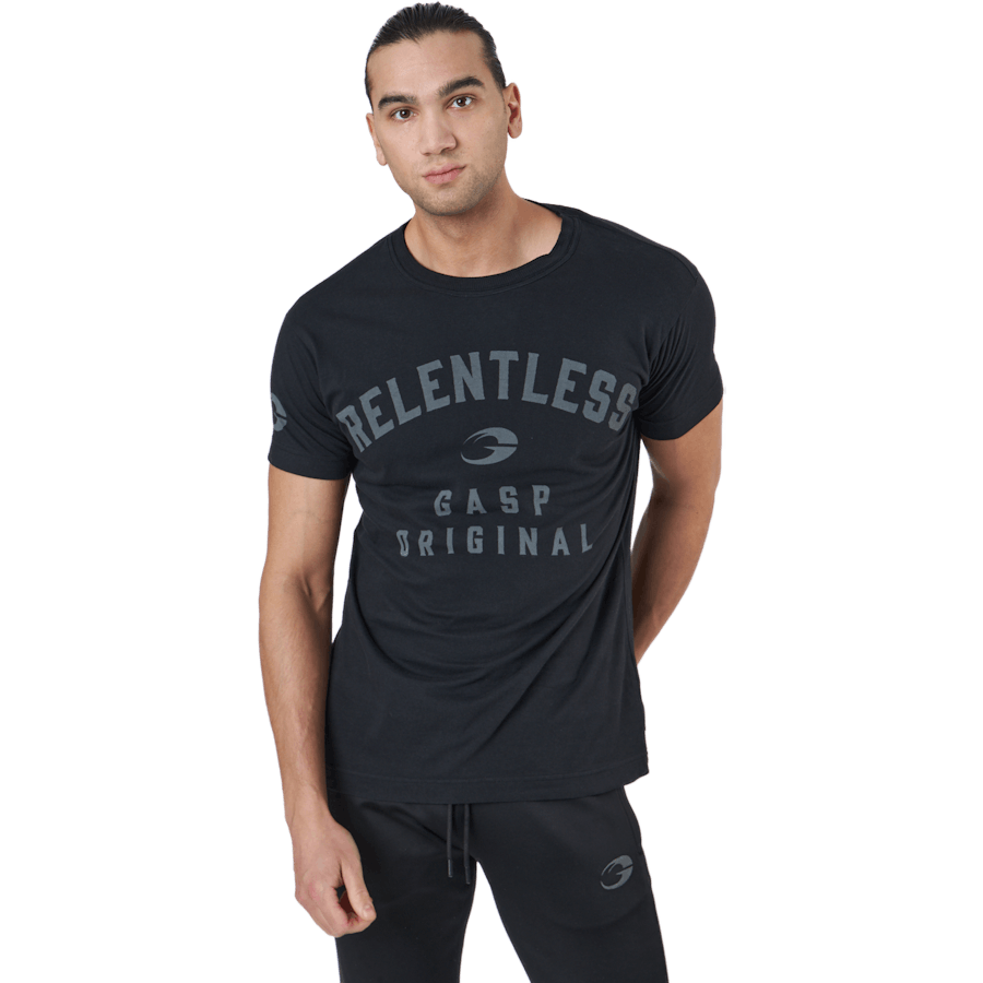 Maglietta Relentless Skull lavata nera