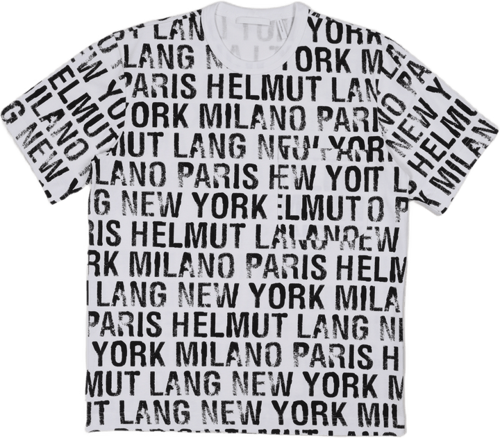 All Over Tee.all Ove Weiß