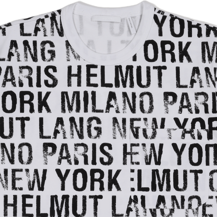 All Over Tee.all Ove Weiß