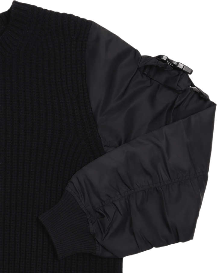 Nylon Slv Crew.aviat Nero