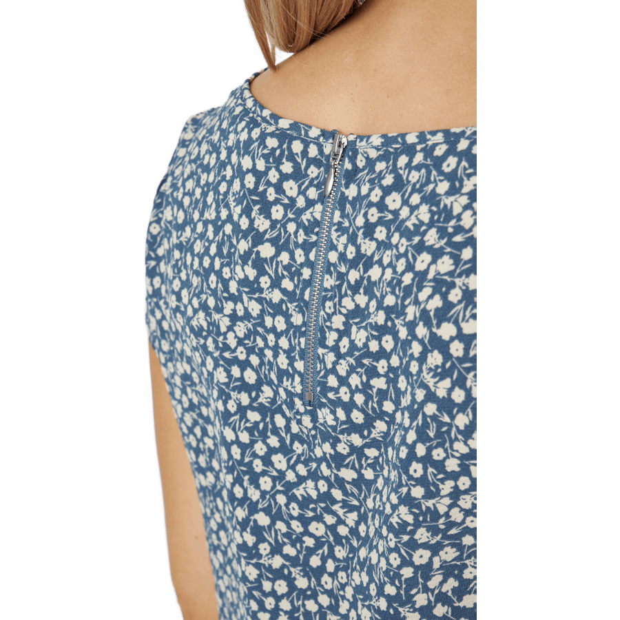 Onlvic Ss Aop Top Ptm Blue Mirage