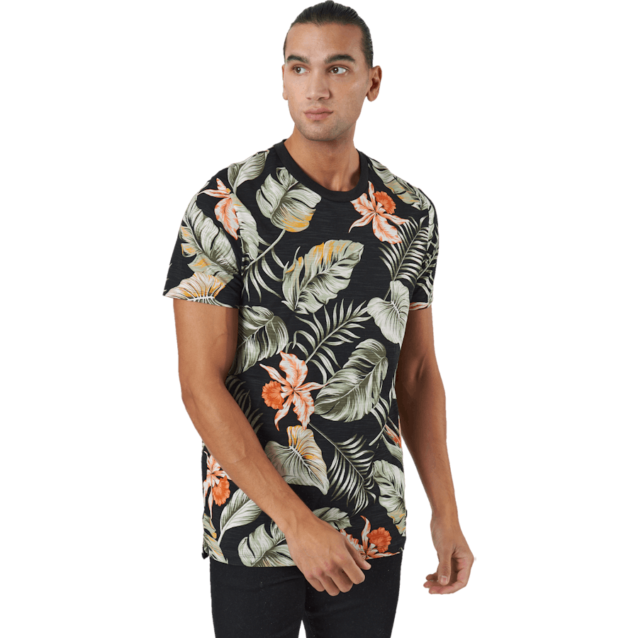 Jprblatropic Aop Ss Tee Crew N Black