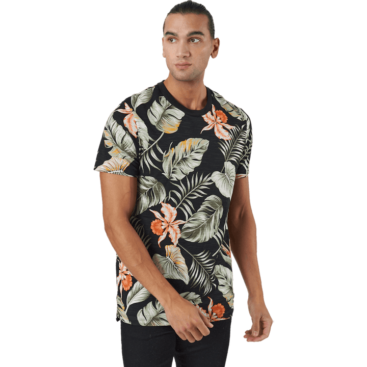 Jprblatropic Aop Ss Tee Crew N Black