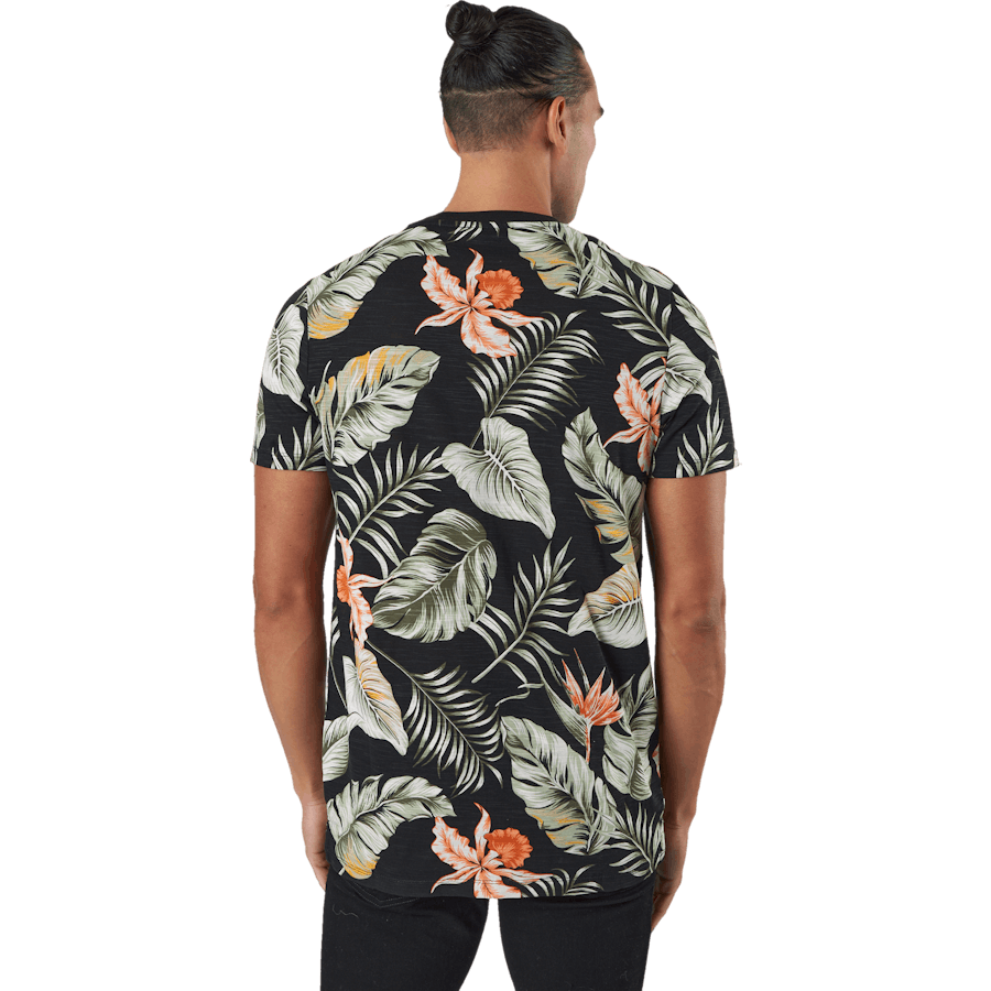 Jprblatropic Aop Ss Tee Crew N Black