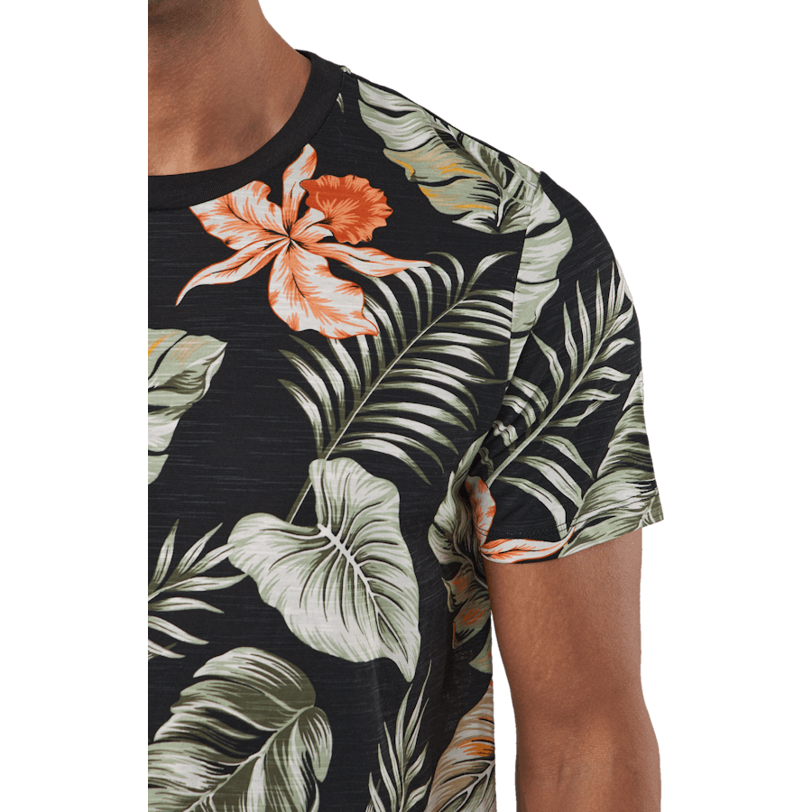 Jprblatropic Aop Ss Tee Crew N Black