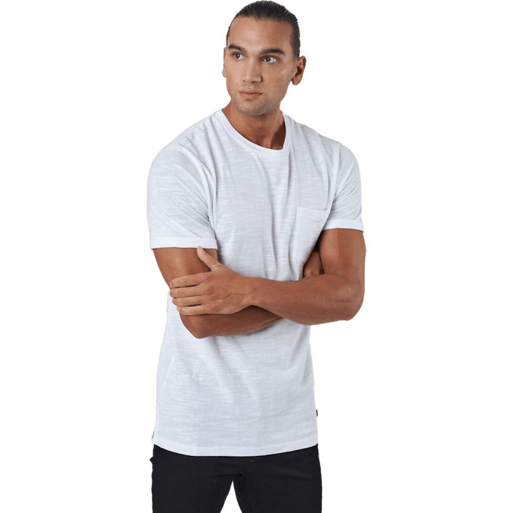 Jprblatropic Solid Ss Tee Crew White