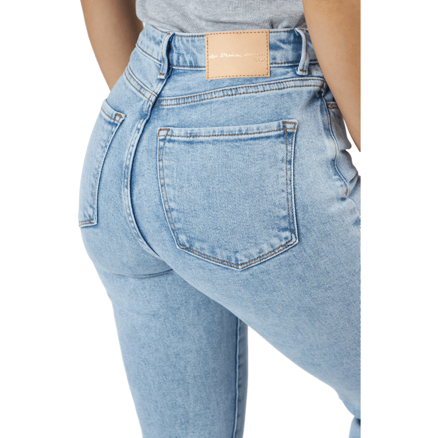 Onlemily Stretch Hw S A Cro789 Light Blue Denim