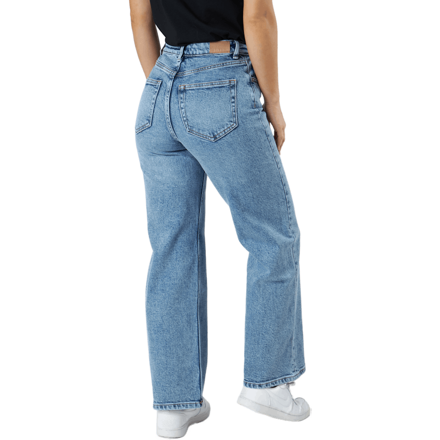 Onljuicy Hw Wide Leg Rea365  N Medium Blue Denim