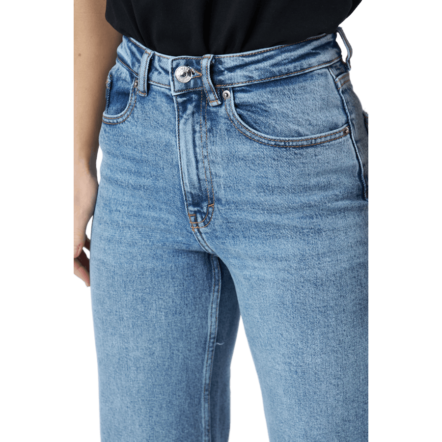 Onljuicy Hw Wide Leg Rea365  N Medium Blue Denim