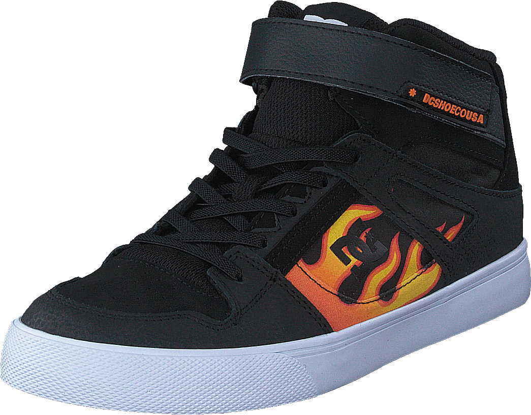 Pure High-top Ev Black/flames