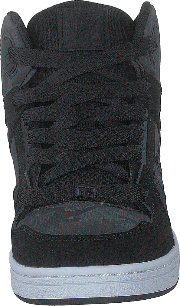 Baskets montantes noires camouflage pures