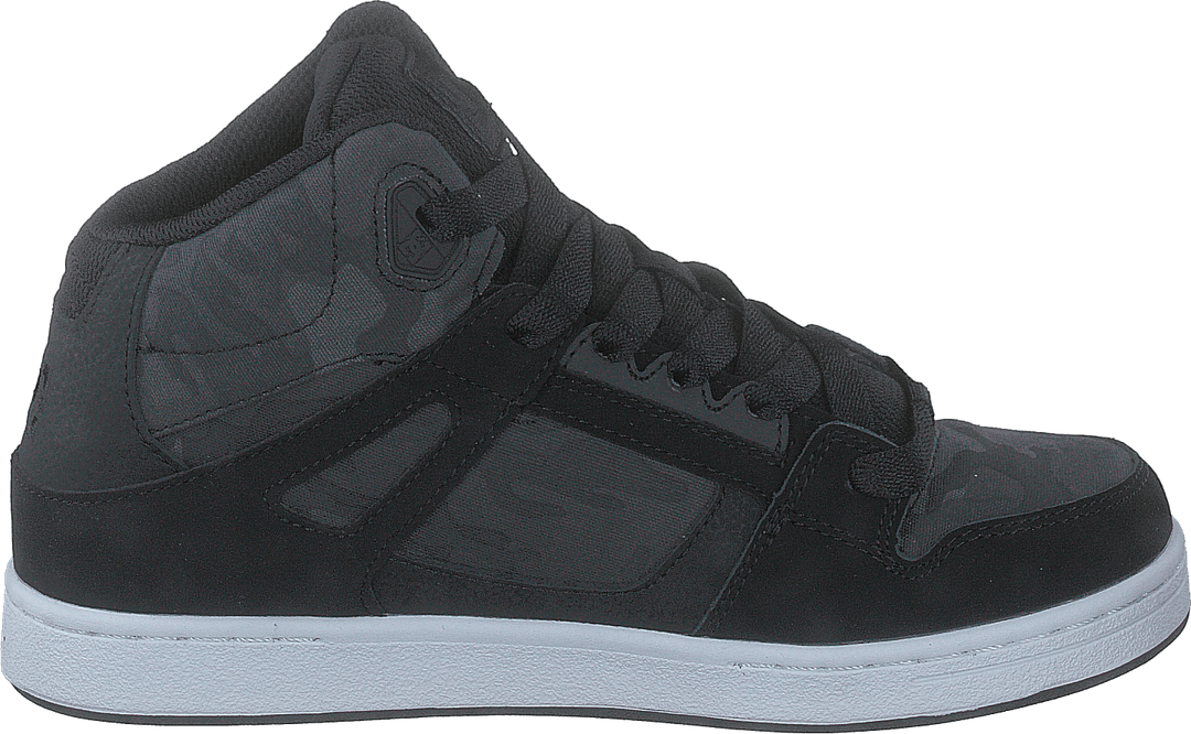 Baskets montantes noires camouflage pures