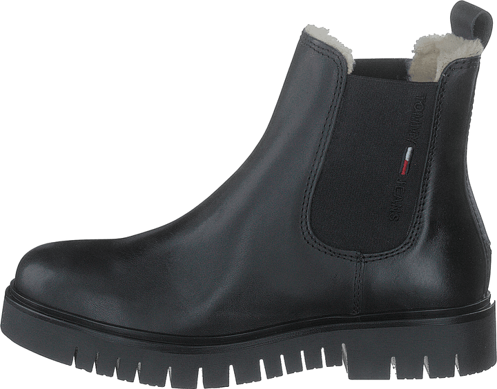 Warmlined Chelsea Boot Black
