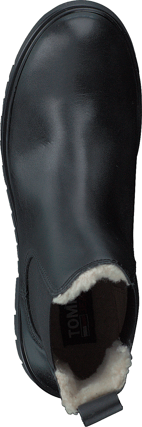 Warmlined Chelsea Boot Black