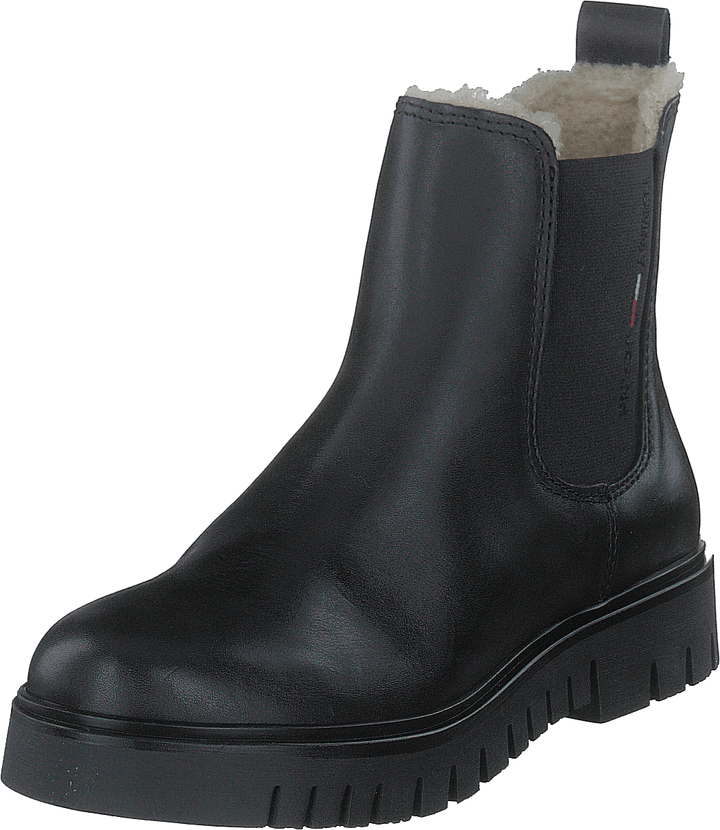 Warmlined Chelsea Boot Black