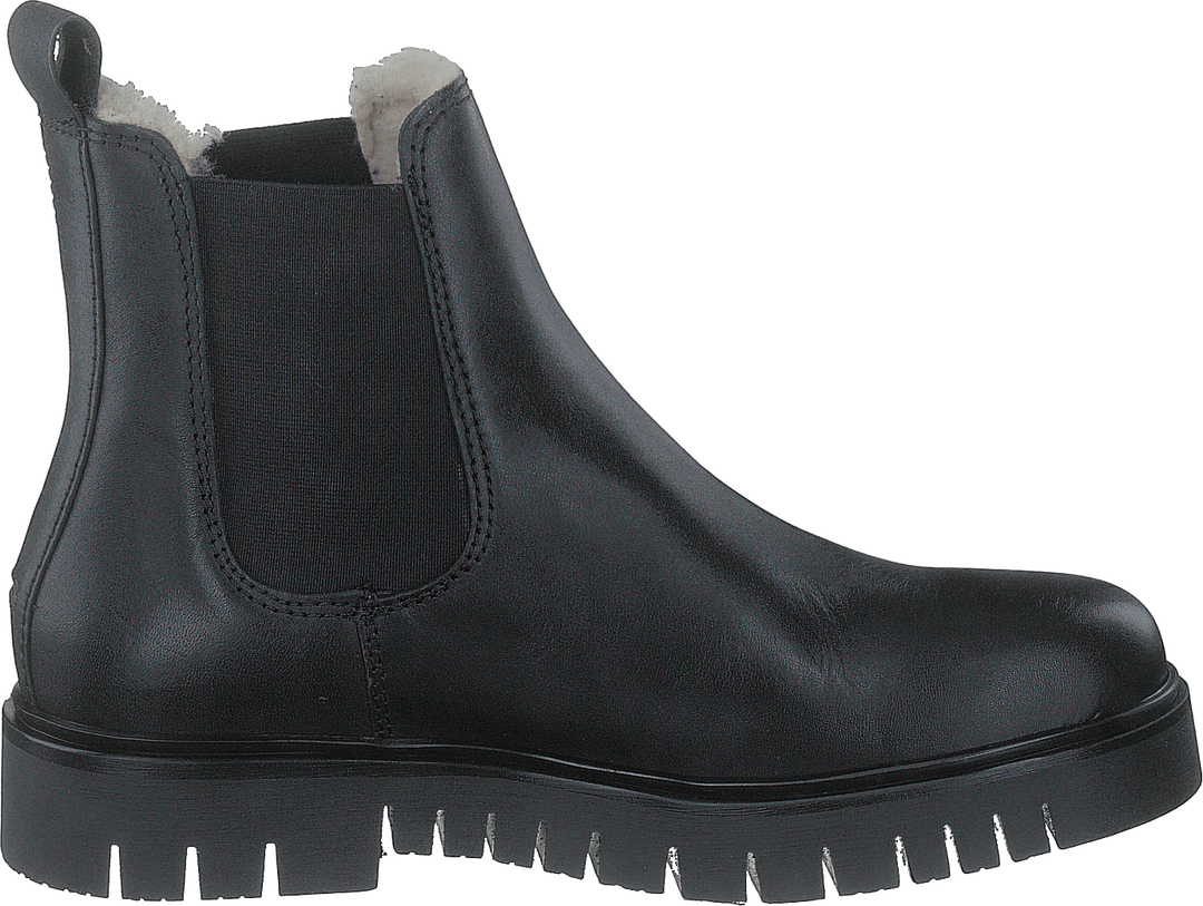 Warmlined Chelsea Boot Black