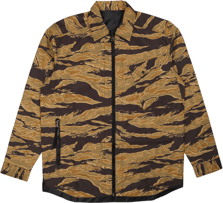 Camo Reversible Packaway Shirt Sunbleach Tigerstripe/schwarz