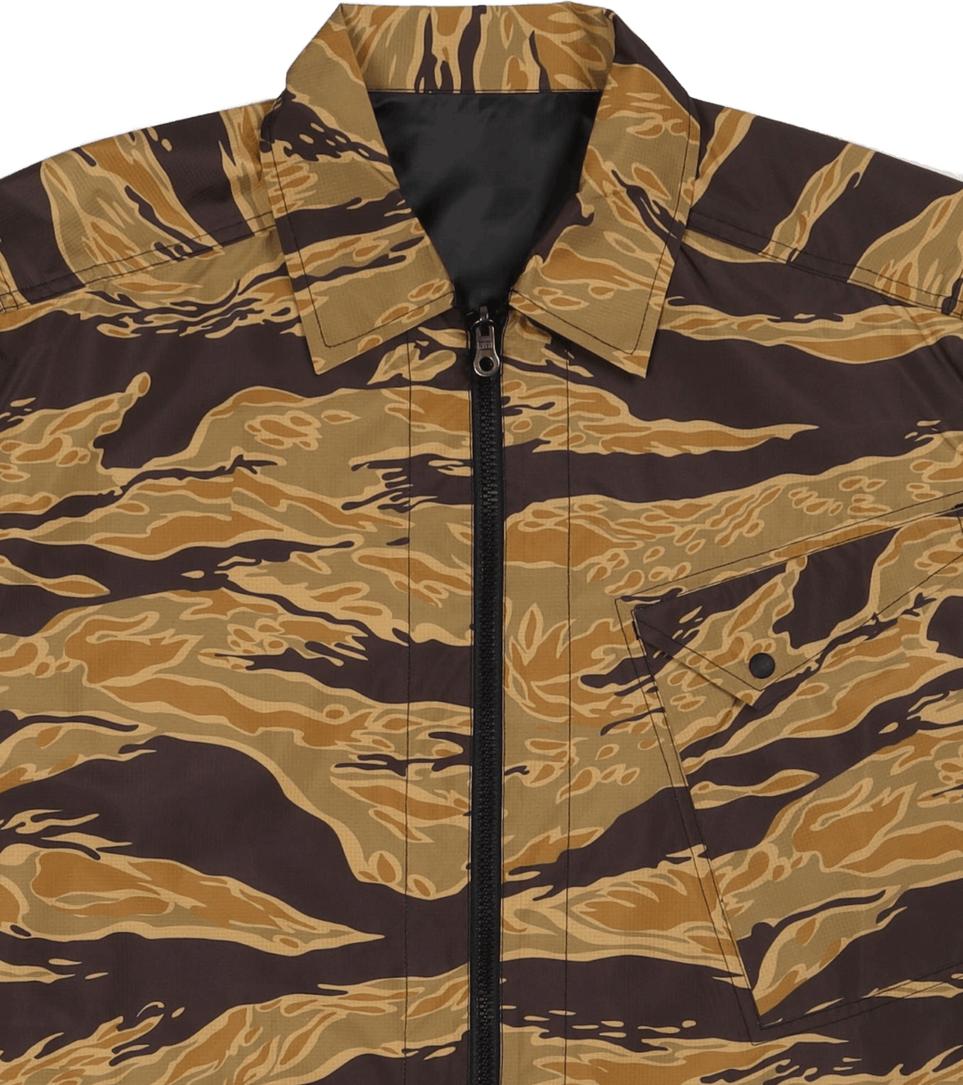 Camo Reversible Packaway Shirt Sunbleach Tigerstripe/schwarz