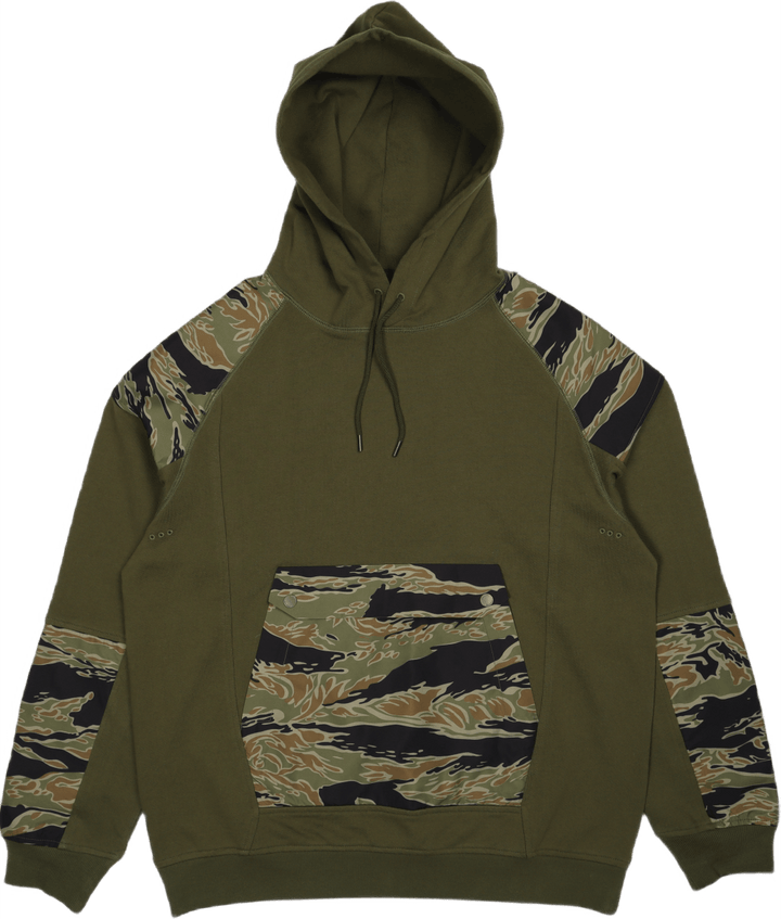 Techninis megztinis su gobtuvu Ocs 450 Olive/mint Gold