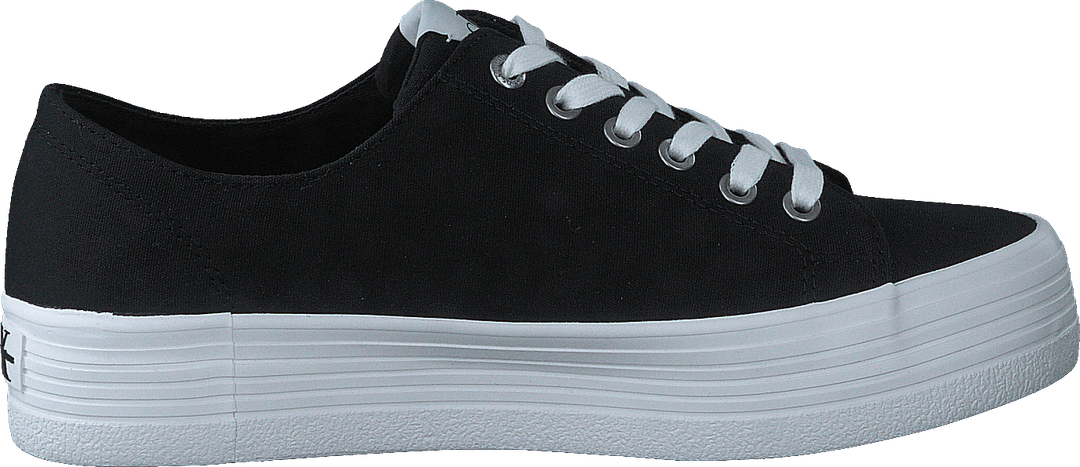 Vulcanized Flatform Laceup Co Black