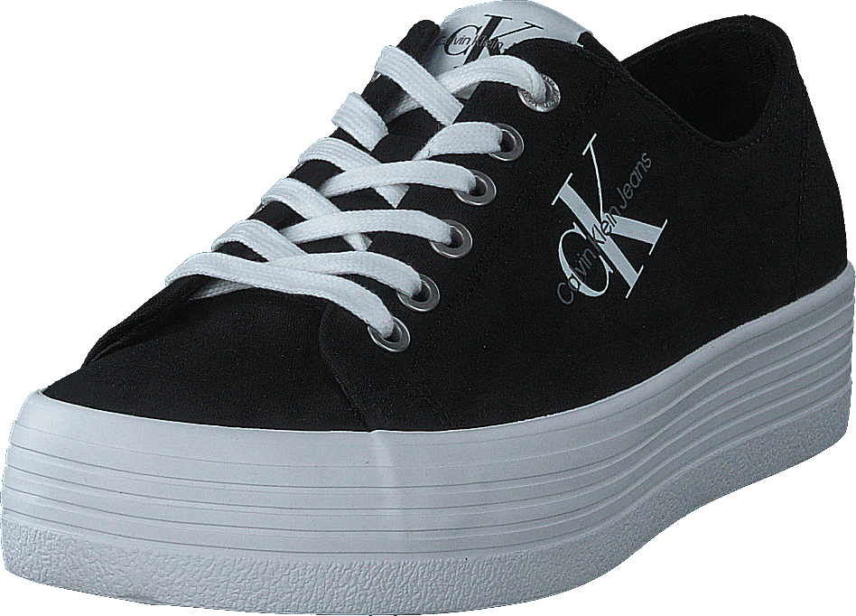 Vulcanized Flatform Laceup Co Black