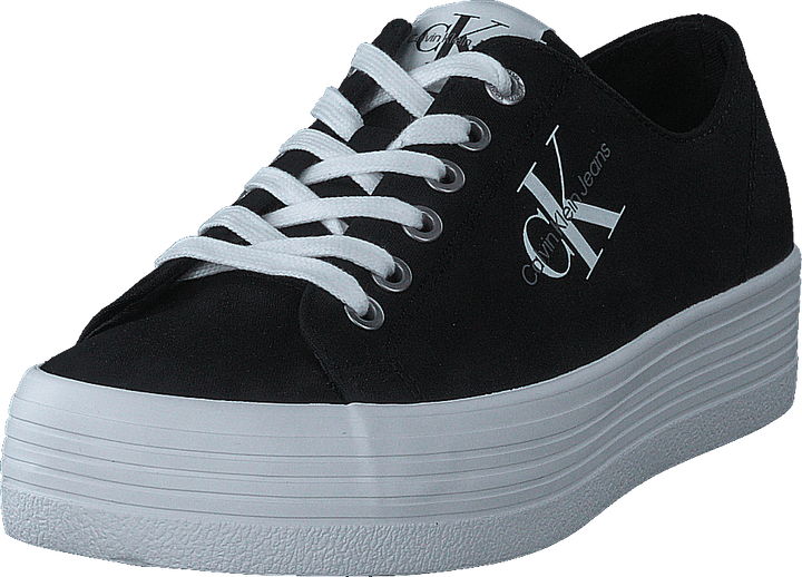 Vulcanized Flatform Laceup Co Black