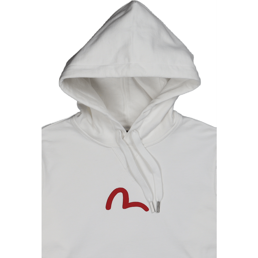 Evisu Basic Hooded Sweatshirt  Off White