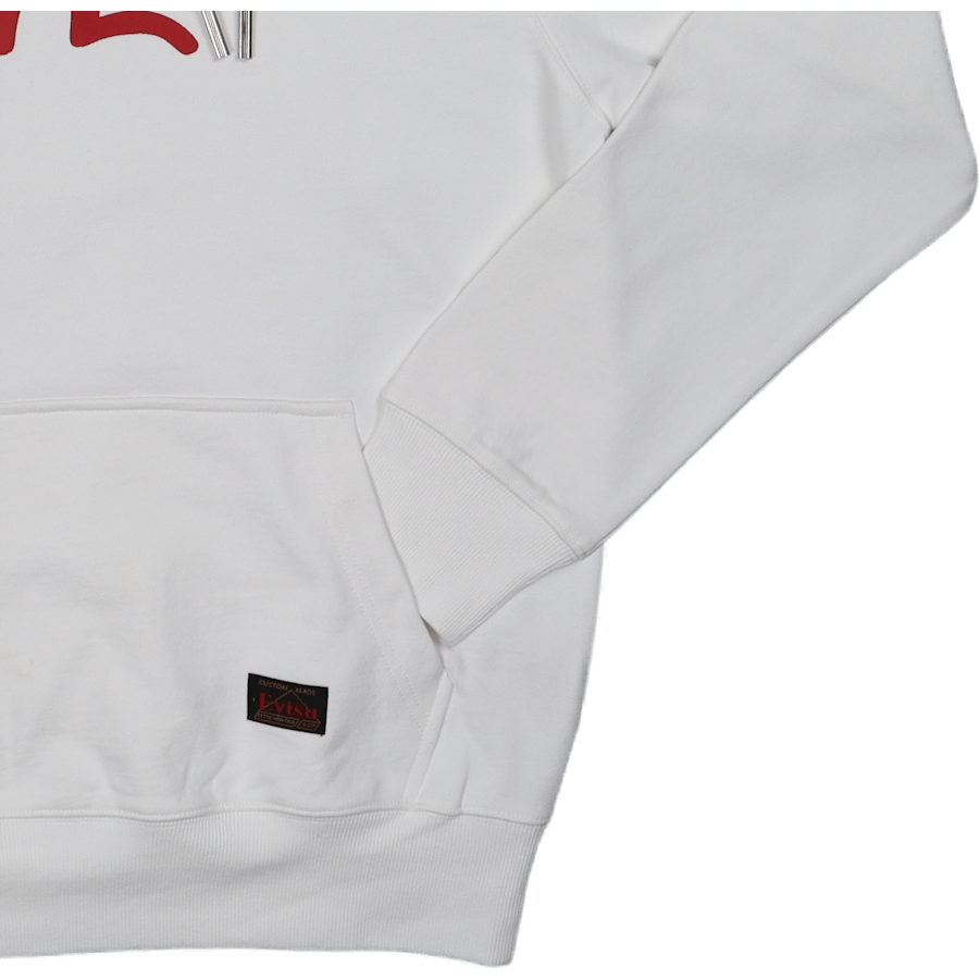 Evisu Basic Hooded Sweatshirt  Off White