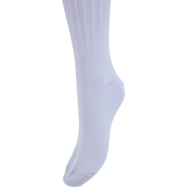 Full Glitter Crew Socks Purple Tint / Black