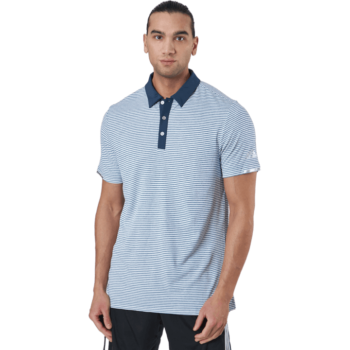 Heat.rdy Micro-stripe Polo Shi Crew Navy/white
