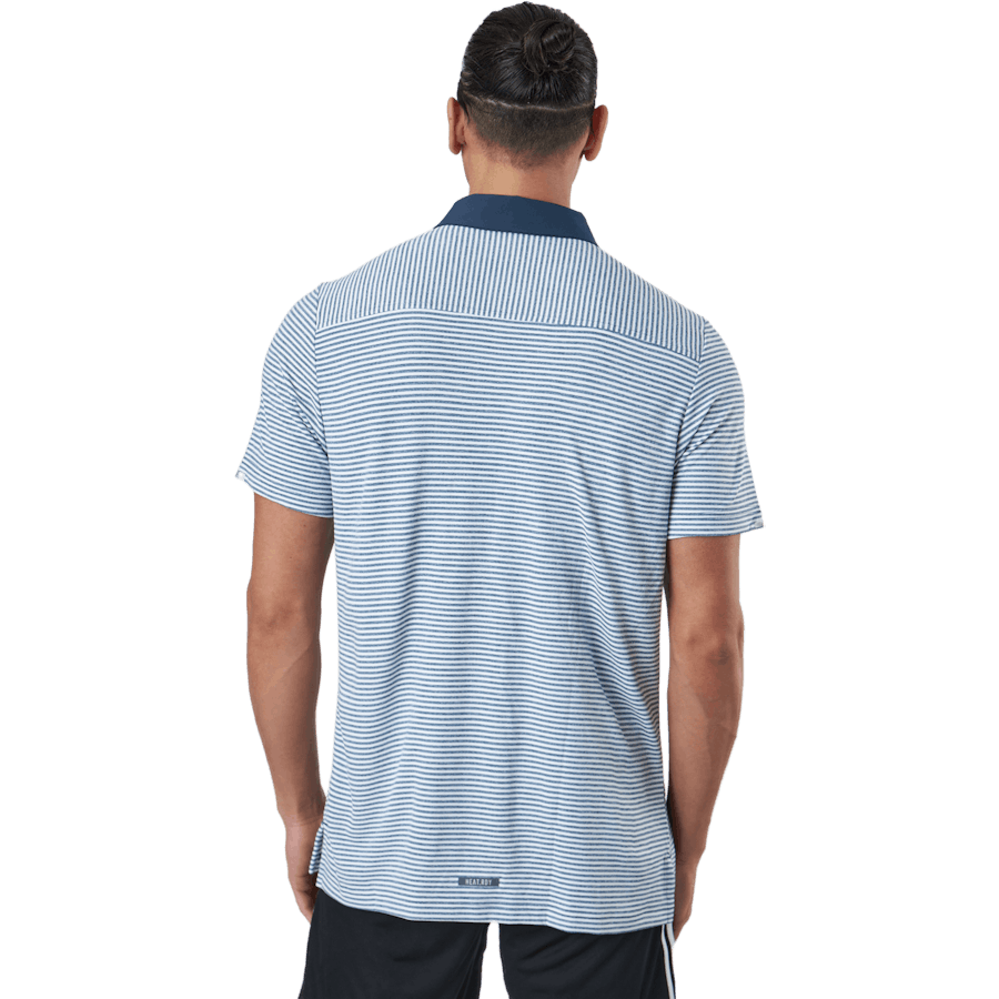 Heat.rdy Micro-stripe Polo Shi Crew Navy/white