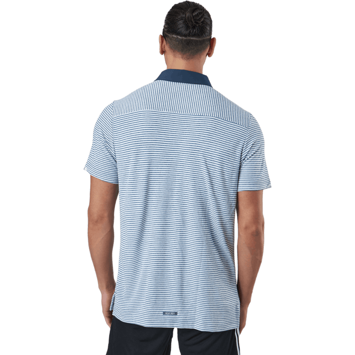 Heat.rdy Micro-stripe Polo Shi Crew Navy/white