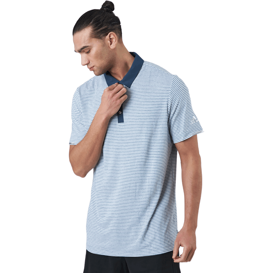 Heat.rdy Micro-stripe Polo Shi Crew Navy/white
