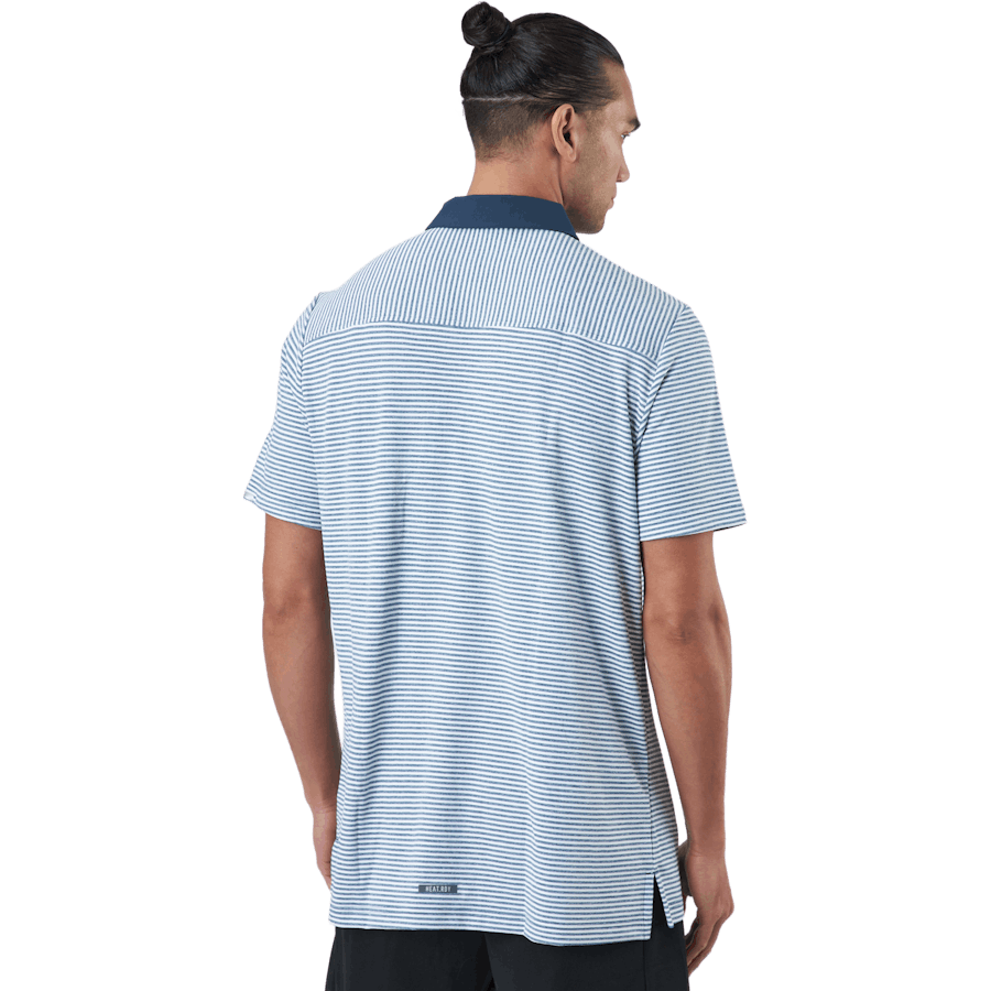 Heat.rdy Micro-stripe Polo Shi Crew Navy/white