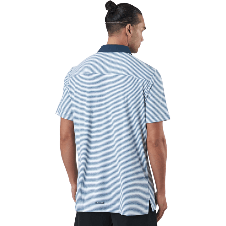 Heat.rdy Micro-stripe Polo Shi Crew Navy/white