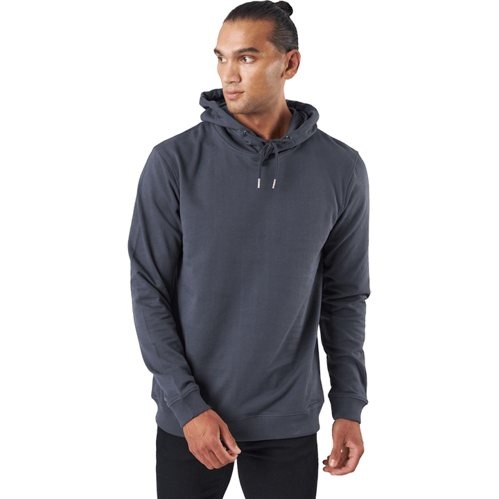 Sweat à capuche gris fer