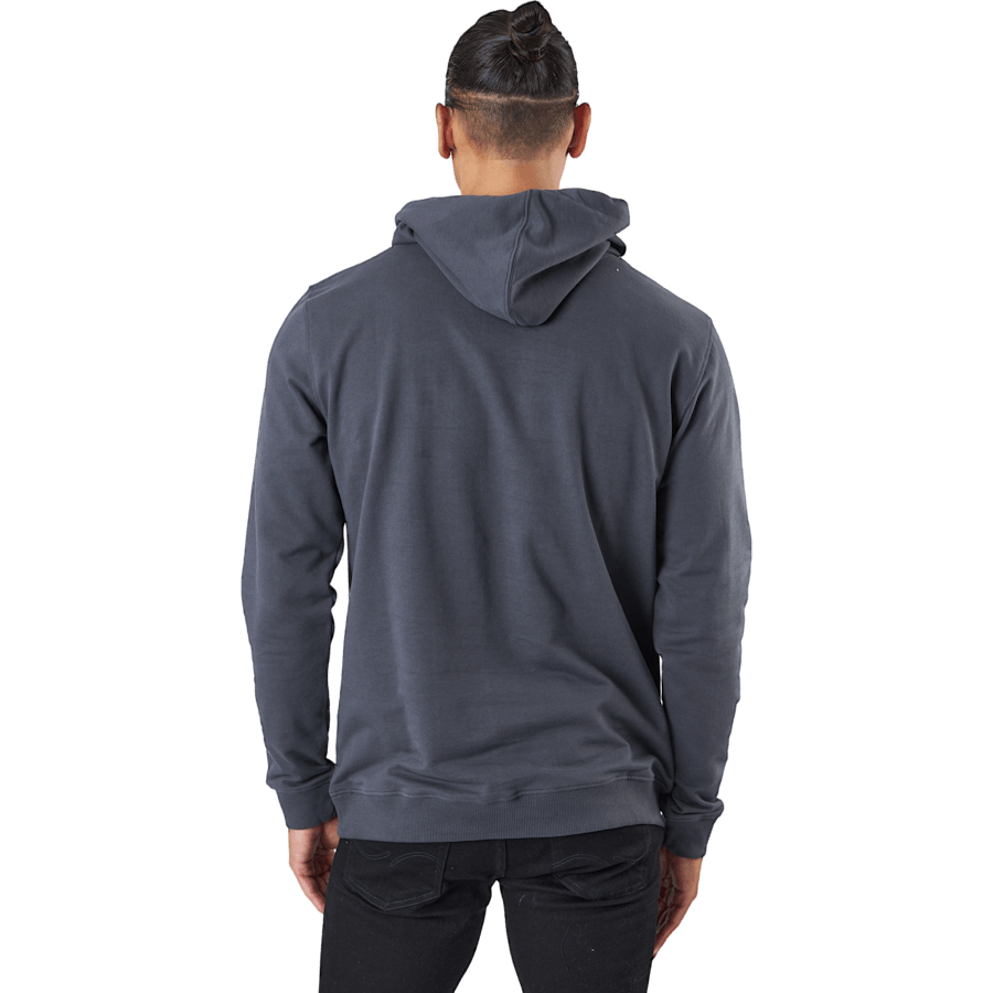 Sweat à capuche gris fer