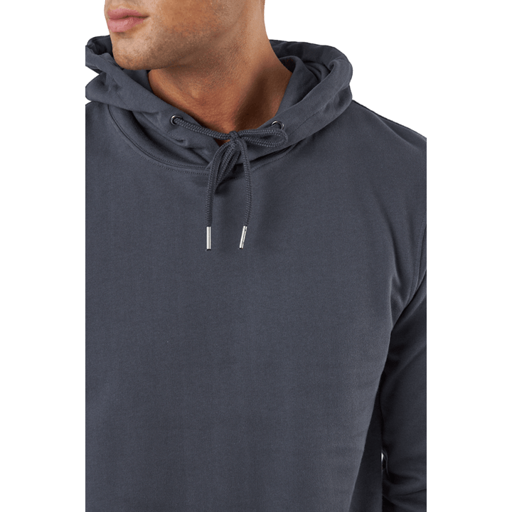 Sweat à capuche gris fer