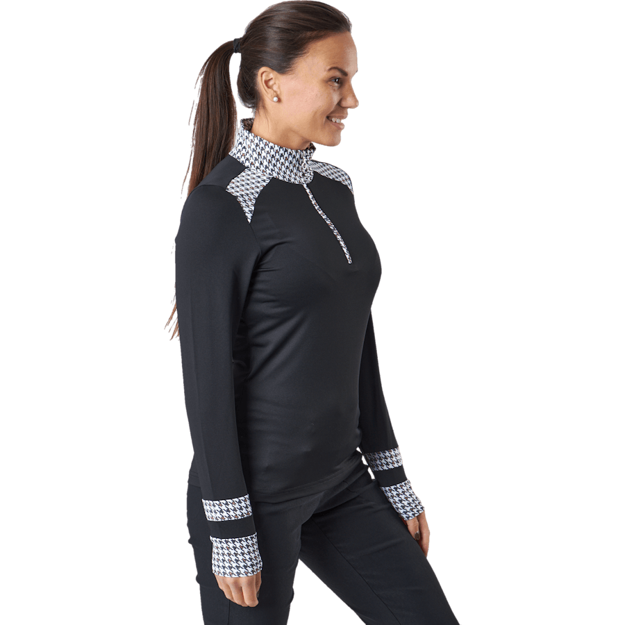 Salma Half Neck Black