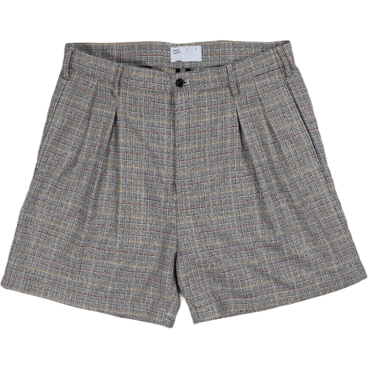Two Pleat Short Black/multi Ch