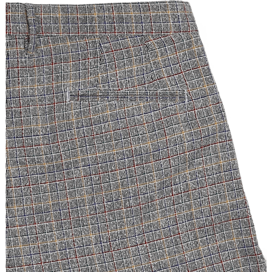 Two Pleat Short Black/multi Ch