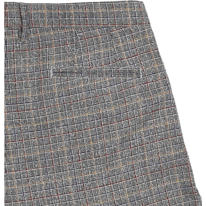 Two Pleat Short Black/multi Ch