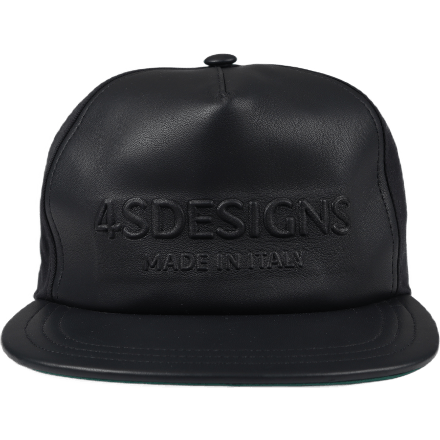 Leather Made In Cap Navy Vegt.