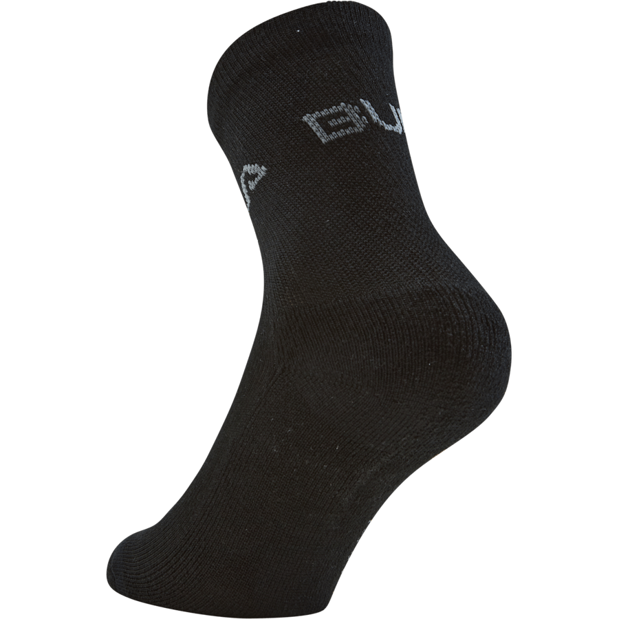 Junior 2pk Wool Sock Black