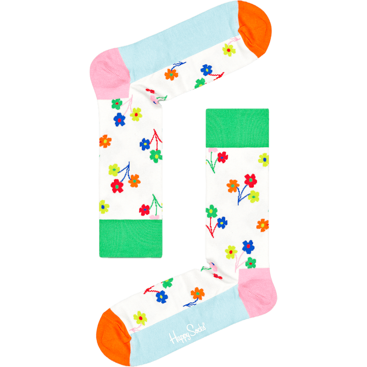 Set regalo di 3 calzini a fiori 3300