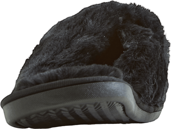 Brahny W Plush Slipper Black