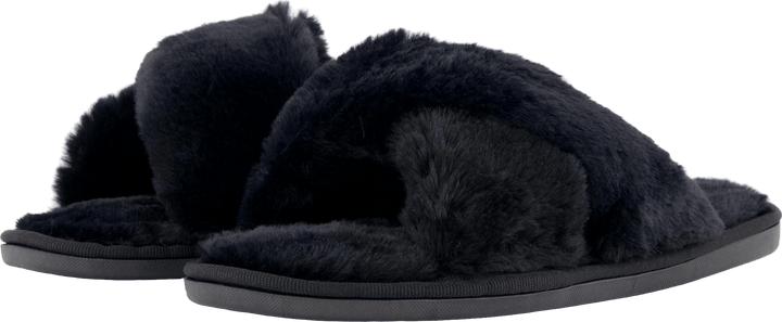 Brahny W Plush Slipper Black